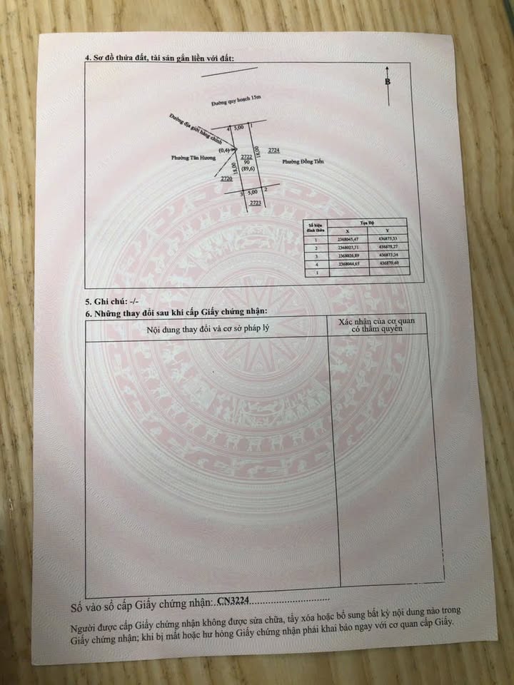 Đất nền Yên Bình Xanh 1, Phổ Yên 90m² - Sổ đỏ sẵn sàng, tiềm năng sinh lời cao