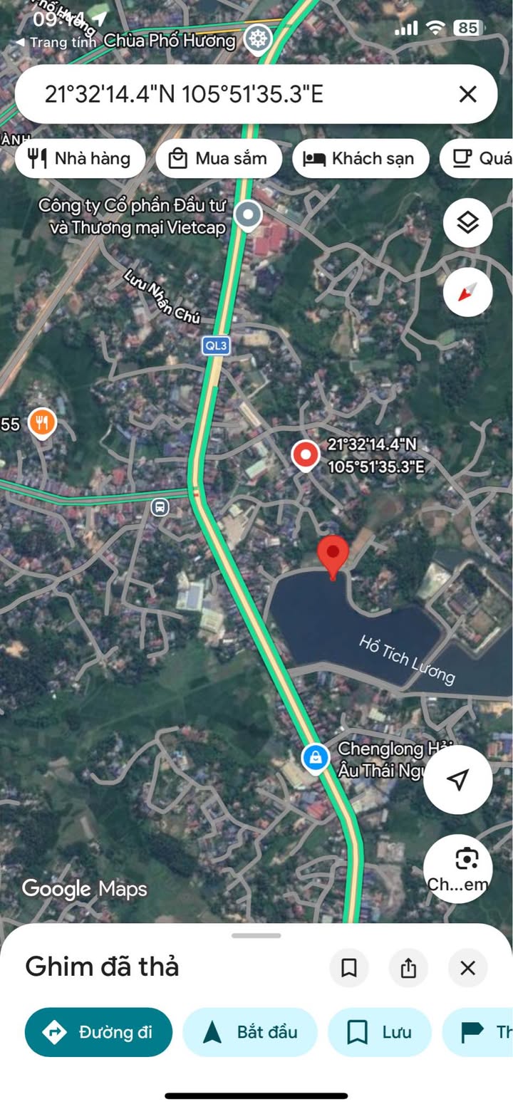 Đất nền Tích Lương Thái Nguyên 94m² 1.1 tỷ - Sổ đỏ chính chủ