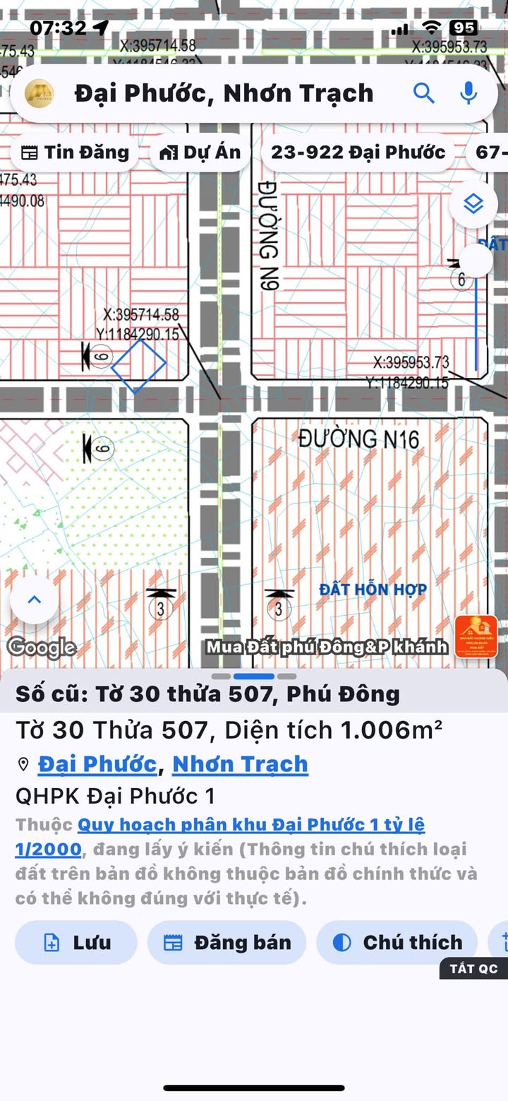 Đất Vườn 1006m² Mặt Tiền Đường Lớn, Biên Hòa - Sổ Đỏ Sẵn Sàng