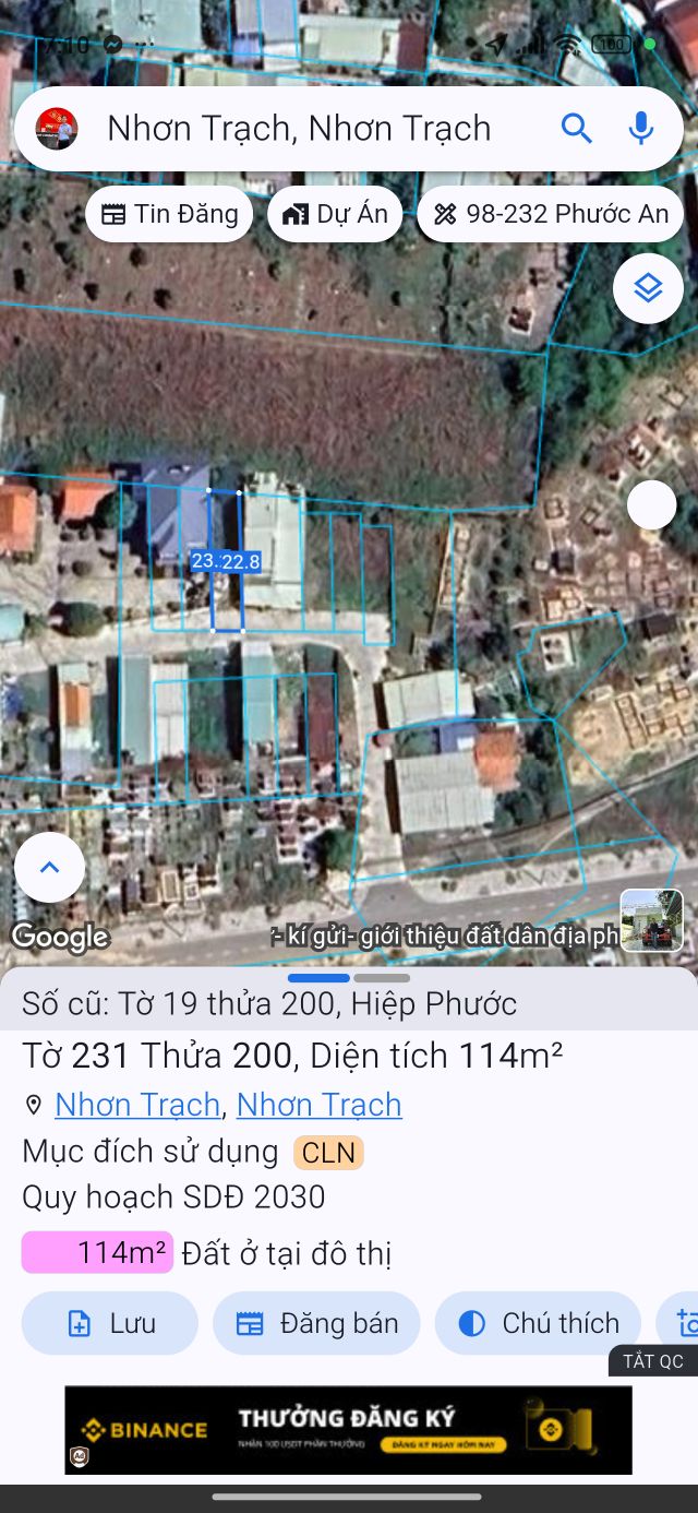 Đất nền Hiệp Phước Nhơn Trạch 115m² - Sổ đỏ chính chủ, bán gấp!