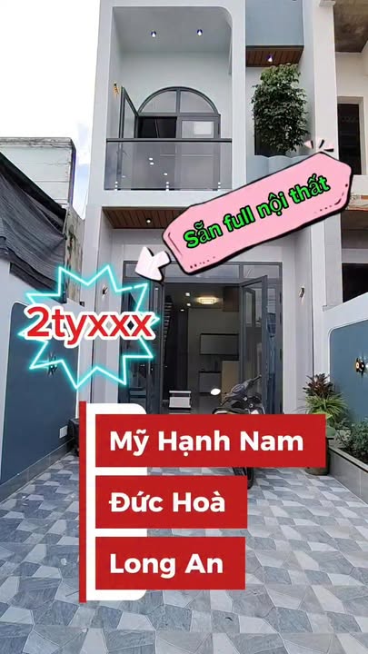 Nhà Đức Hòa Long An 2.399 tỷ - Full nội thất, sẵn sàng ở!