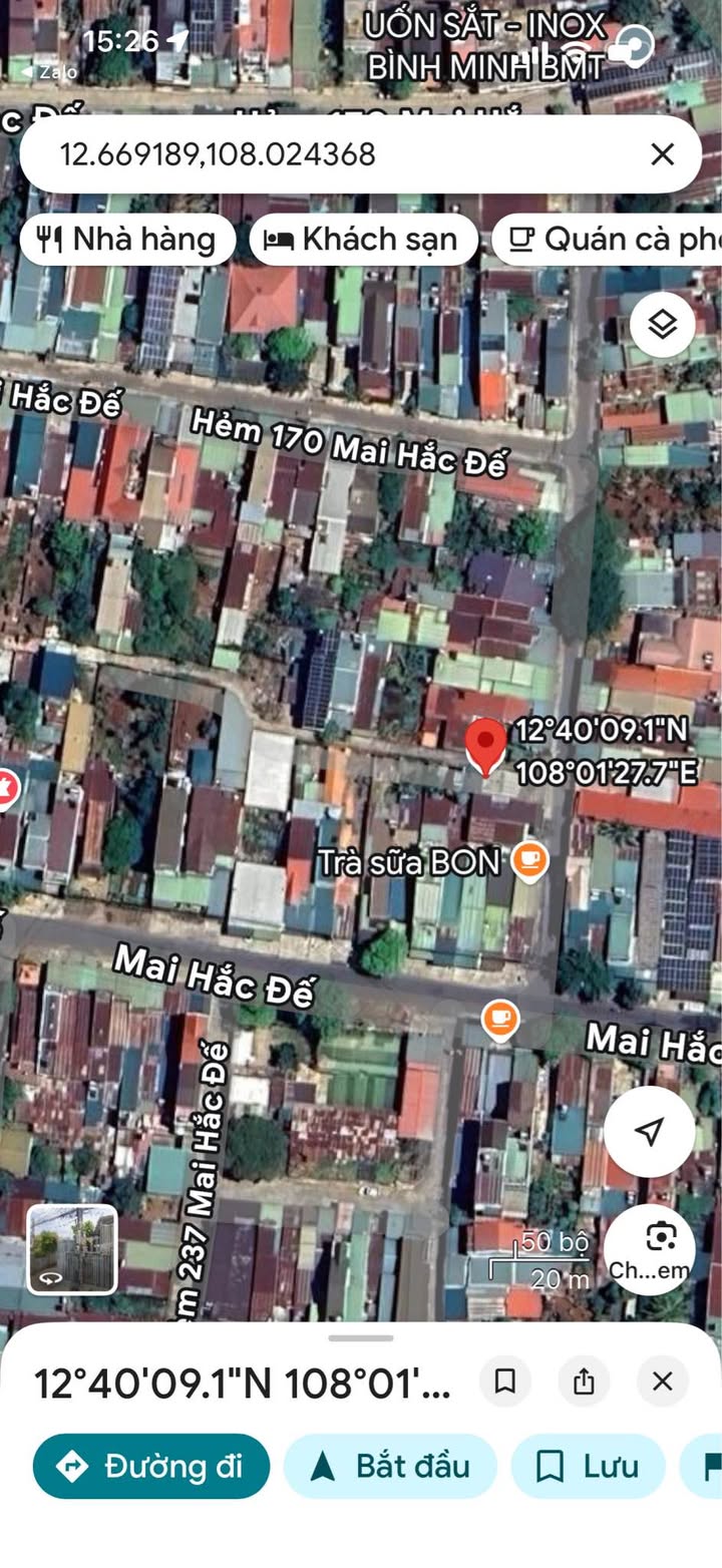 Bán Đất Hẻm Mai Hắc Đế BMT - 80m² Thổ Cư - Giá 2.45 Tỷ - Sổ Đỏ Sẵn