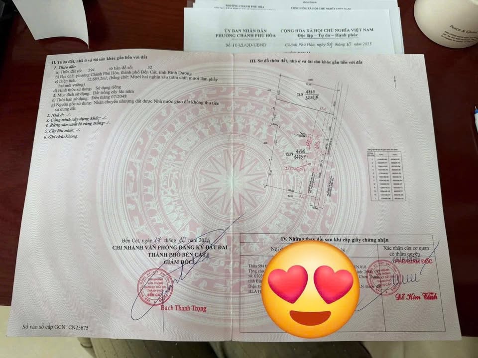 Đất nền Chánh Phú Hòa 3.240m² - Sổ đỏ chính chủ