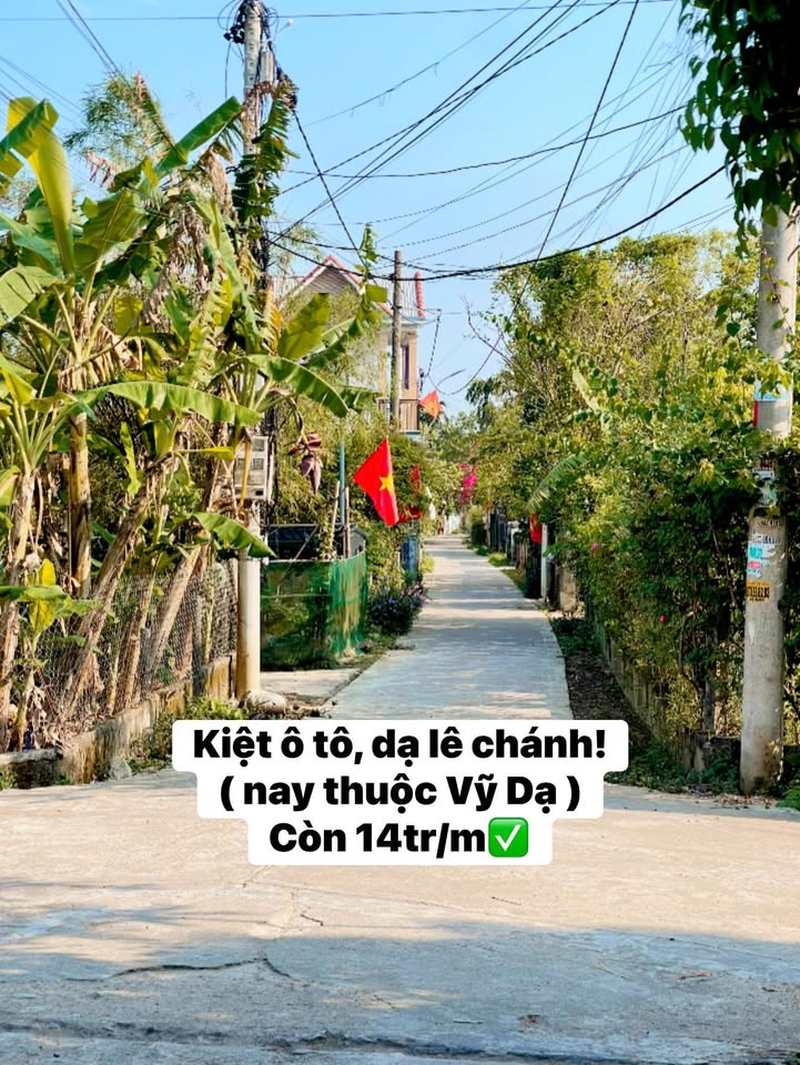 Đất ở Huế Vỹ Dạ 110m² 1,5 tỷ - Sổ đỏ chính chủ