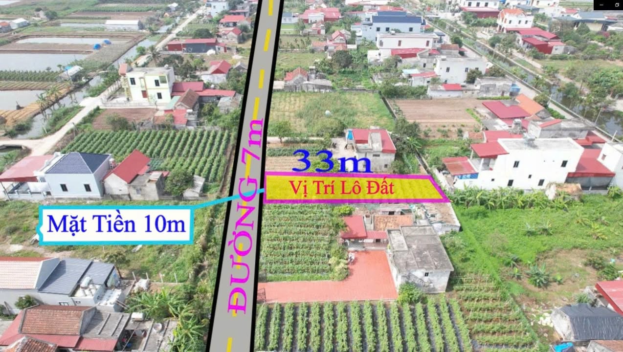 Đất nền Nam Điền, Nghĩa Hưng - 330m², Sổ đỏ riêng, 1.4 tỷ