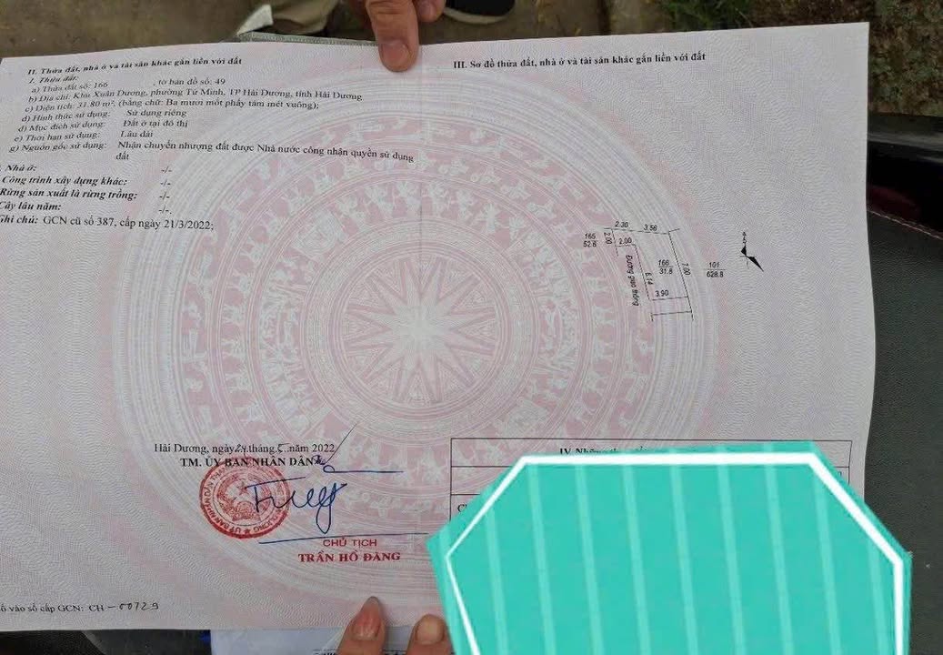 Đất nền Ngõ Phố Dương Quang, Tứ Minh 31.8m² - Tiềm năng tăng giá!