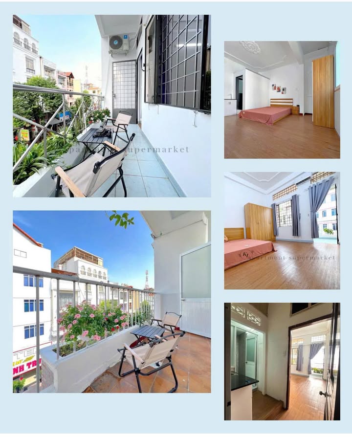 Căn hộ 1PN Nguyễn Thái Bình, TB - Full NT 6.7tr, Tự do, Gần Sân Bay