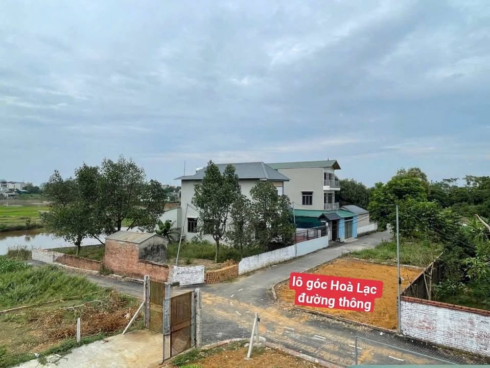 Đất Lô Góc 128.8m² Full Thổ Cư - Đường Thông Bình Yên, Thạch Thất - Giá Tốt