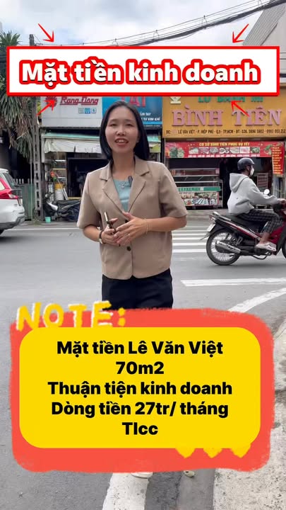 Nhà phố Lê Văn Việt 70m² - Mặt tiền kinh doanh, dòng tiền ổn định!
