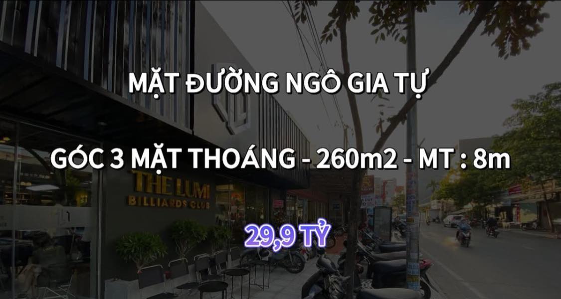 Đất nền Ngô Gia Tự Hải An 260m² - Lô góc 3 mặt thoáng, tiềm năng tăng giá!