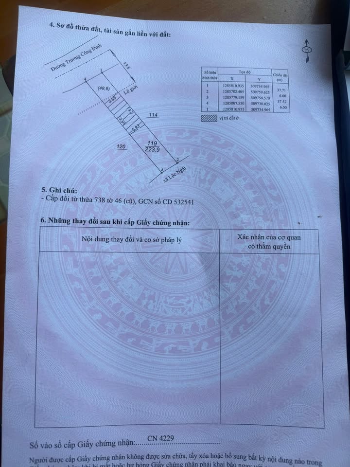 Đất nền Bảo Lâm 222m² giá 3.6 tỷ - Tiềm năng tăng giá vượt trội!