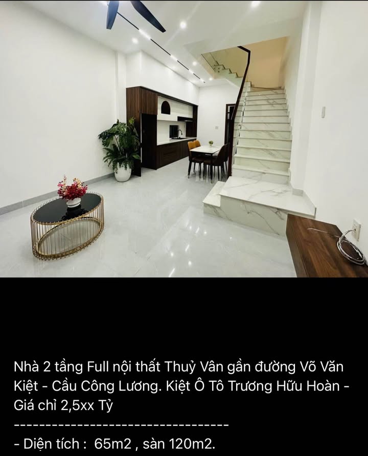 Nhà riêng Huế 65m² - Ô tô vào tận nhà, sẵn sàng dọn vào!