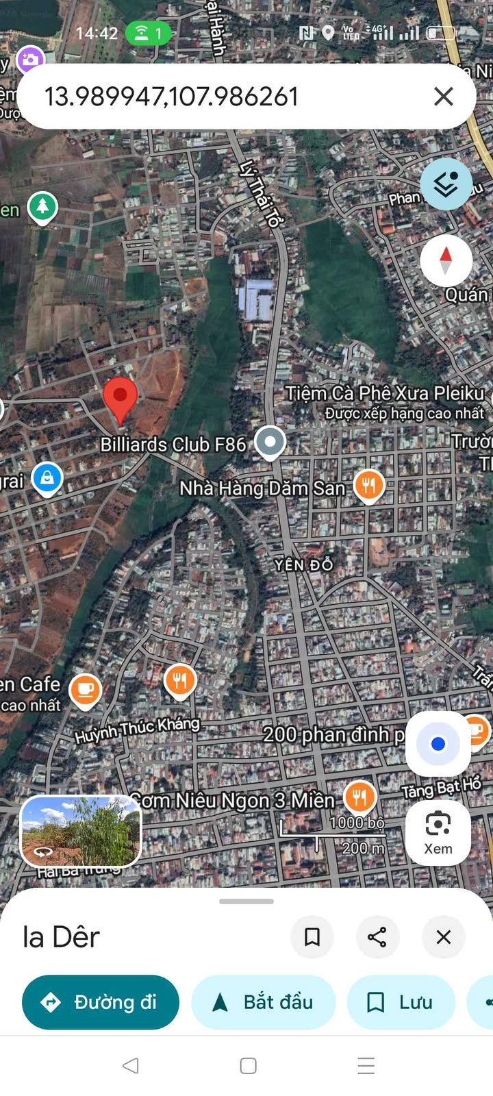 Đất nền Pleiku 200m² - Đường to ô tô thông, xây dựng tự do!