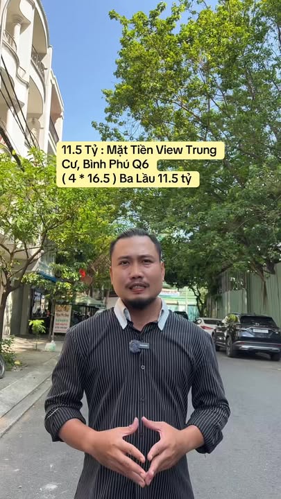 Mặt tiền kinh doanh Quận 6 - View Trung Cư Bình Phú, 66m², 11.5 tỷ