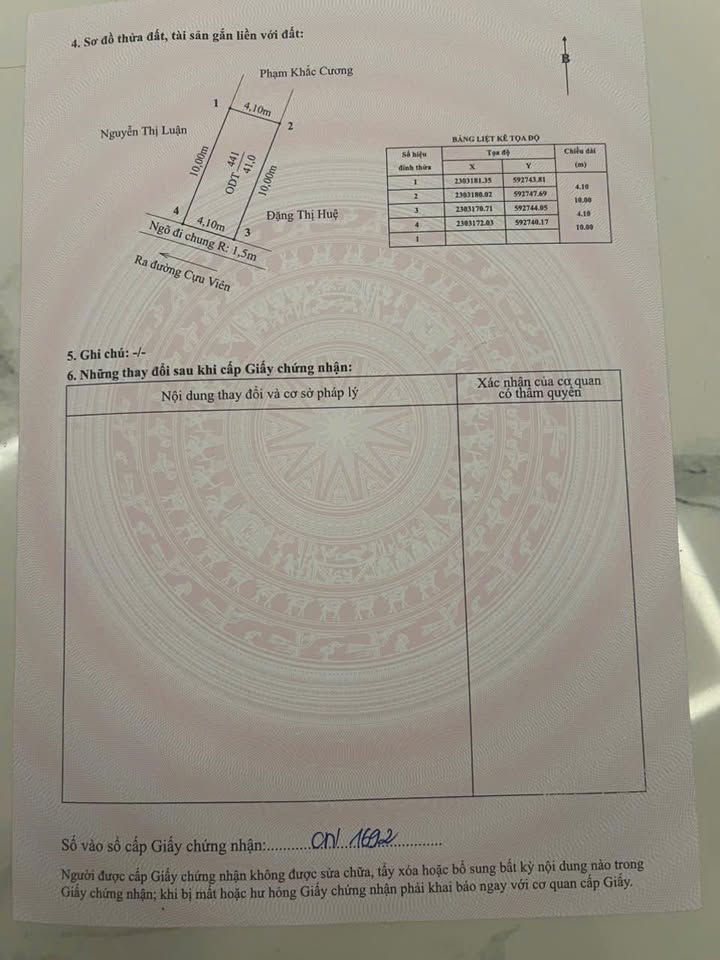 Bán Đất Nền 41m² Đường Cựu Viên, Kiến An, Hải Phòng - Giá 1.2 Tỷ