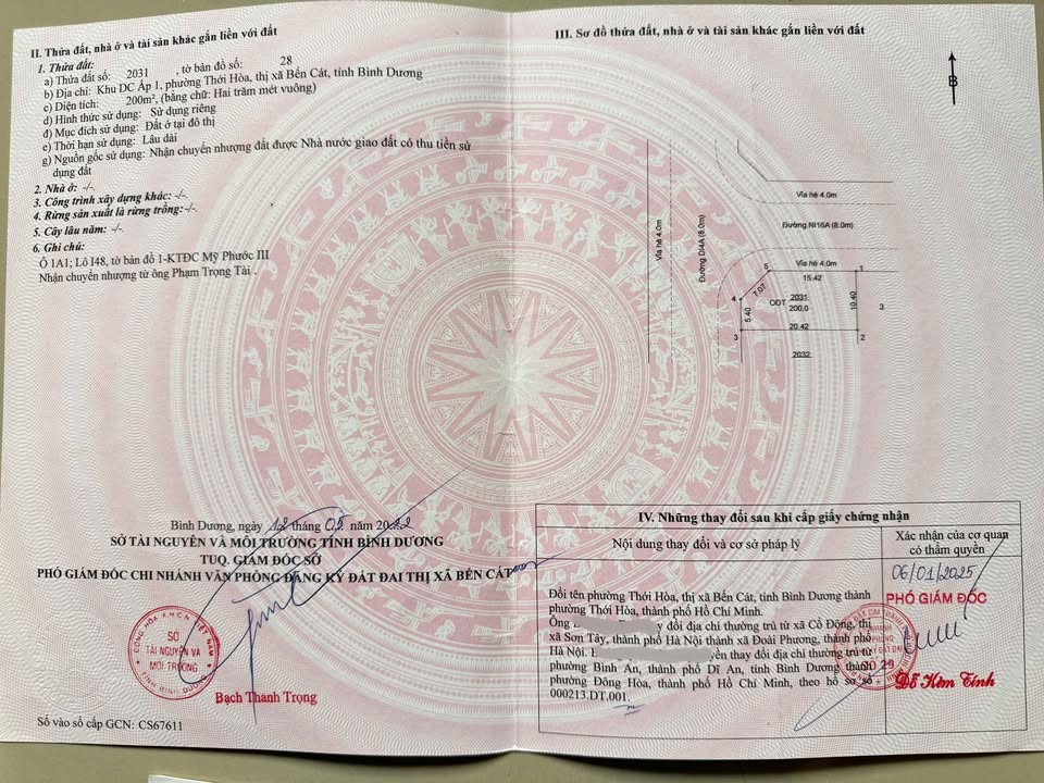 Đất nền Mỹ Phước III Bến Cát 200m² - Lô góc 2 mặt tiền, tiềm năng tăng giá!