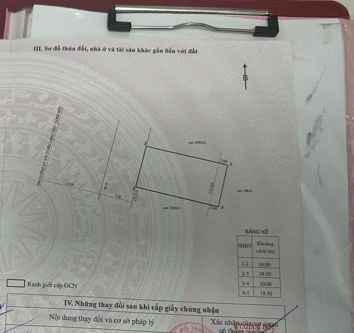 Đất nền mặt tiền Long Vân, Quy Nhơn 185m² - Cơ hội đầu tư sinh lời