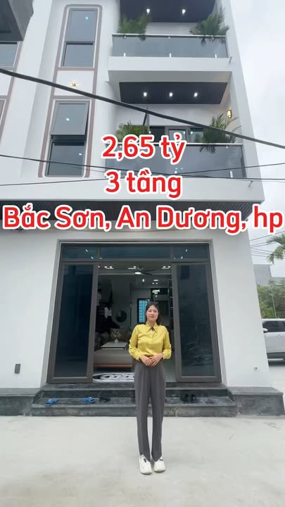 Nhà 3 Tầng Bắc Sơn, An Dương 54m² - Ô tô quay đầu, Full nội thất!