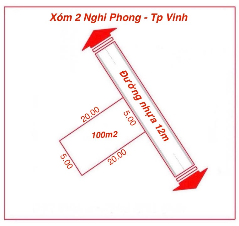 Đất nền Nghi Phong 100m² - Tiềm năng tăng giá vượt trội!