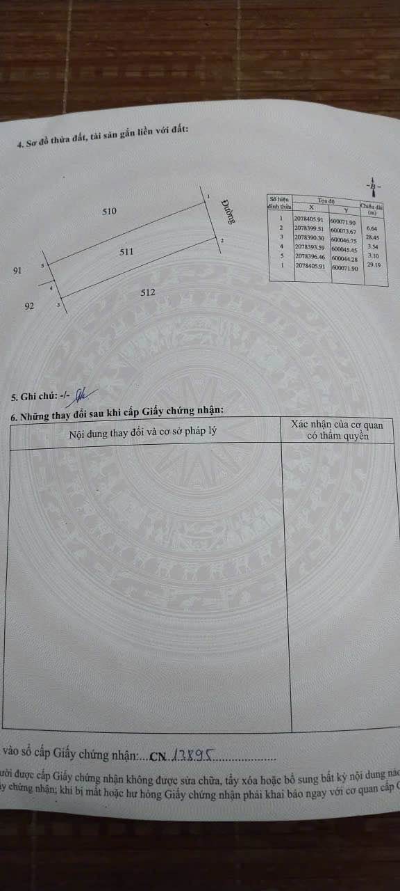 Đất Nền Trung Tâm Nghi Thạch 191m² - Giá Tốt, Sẵn Sổ Hồng