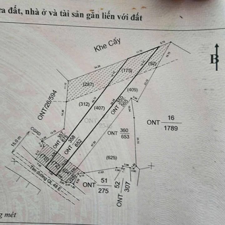 Đất nền mặt tiền QL48E Nghi Lộc - 407m² thổ cư, giá đầu tư