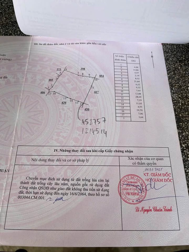 Đất vườn Thôn 5 Hàm Liêm 1044m² 2,1 tỷ - Nghỉ dưỡng lý tưởng