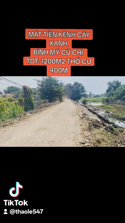 Đất Bình Mỹ Củ Chi 1.200m² 7.5 tỷ - Đường to ô tô