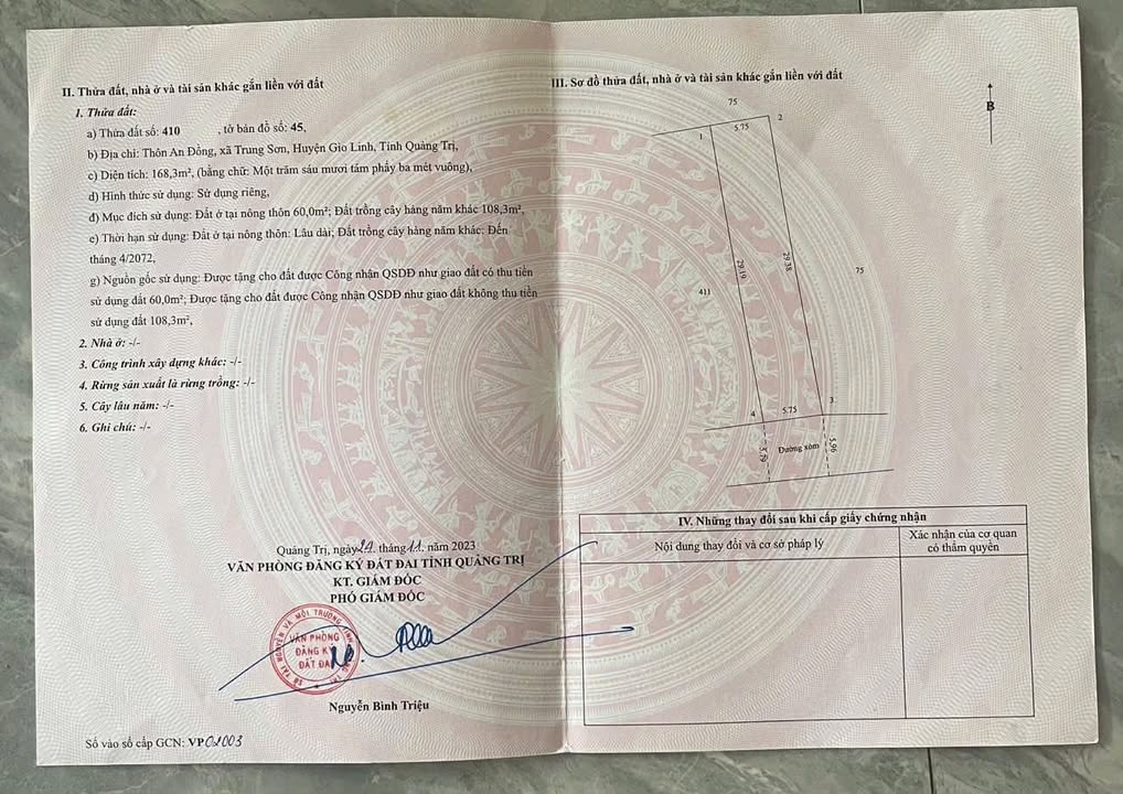 Đất Nền Trung Sơn Gio Linh 163m² - Giá 199 Triệu, Cơ Hội Đầu Tư