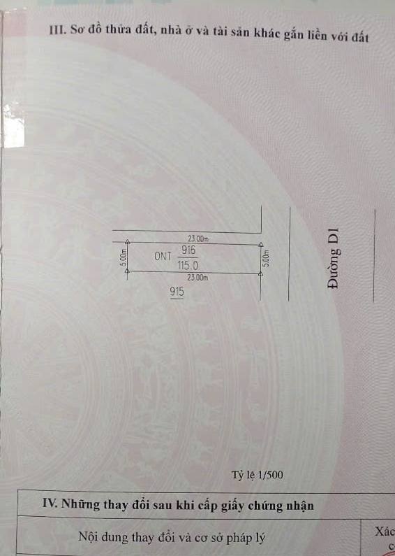 Đất nền 123m² Đường D1 Bình Hòa, Thuận An - Mặt tiền kinh doanh đắc địa!