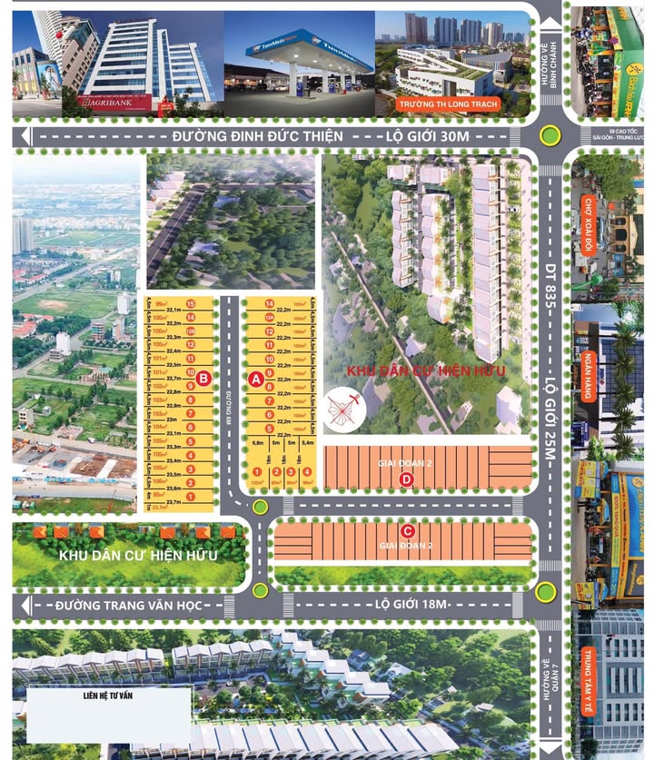 Đất nền Phước Lâm Cần Giuộc 98m² giá 1.33 tỷ - Sổ đỏ chính chủ