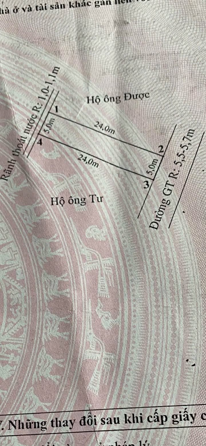 Bán Đất Nền 120m² Phường Lưu Kiếm, Thủy Nguyên - Giá 1.7 Tỷ Đường Thông