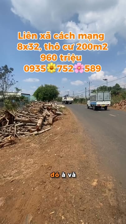 Đất Chư Sê 256m² giá 960 triệu - Sổ hồng sẵn thổ cư cao