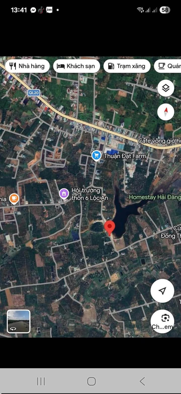 Bán đất farm view hồ Lộc An, Lâm Đồng - 1.1ha cà phê, 400m² thổ cư