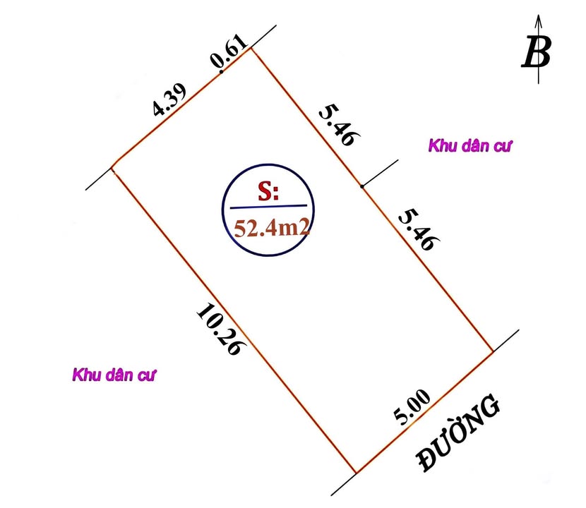 Đất nền Trung Đô, TP Vinh 52.4m² - Sổ đỏ chính chủ, giá chỉ 1.7 tỷ!