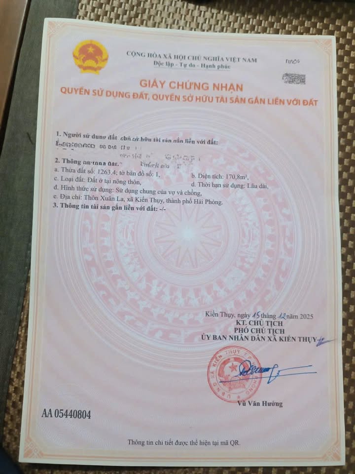 Đất Vàng Xuân La, Dương Kinh - 170.8m² Sẵn Thu Nhập Thụ Động