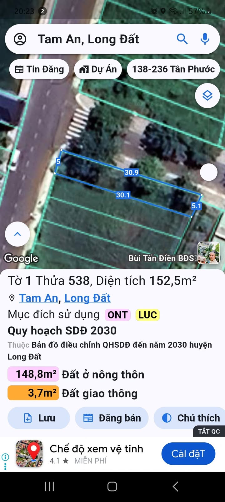 Đất Lô Góc 2 Mặt Tiền Đường Số 18 Tam Phước - Đầu Tư Sinh Lời Nhanh