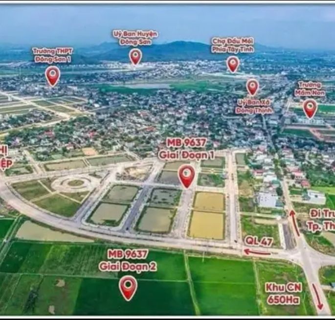 Bán đất Đông Hương, Thanh Hóa 120m² hướng Đông - Giá 1.2 tỷ