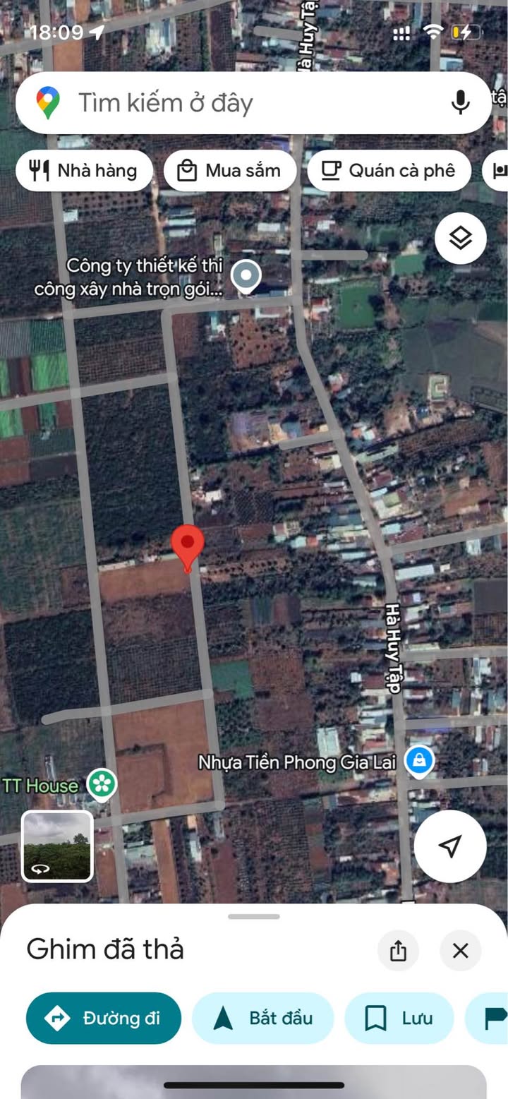 Đất Nền Thổ Cư 135m² Hướng Đông - P. Thống Nhất, Pleiku Giá 650 Triệu