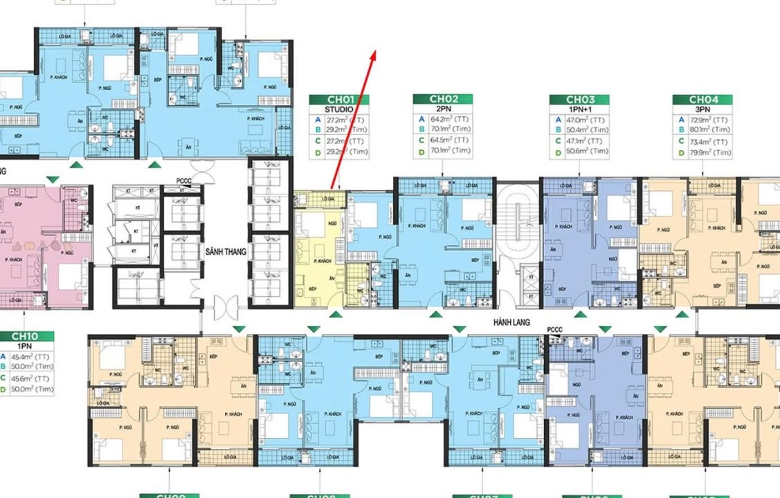 Căn hộ Studio Tây Mỗ 27m² 2,65 tỷ - View đẹp