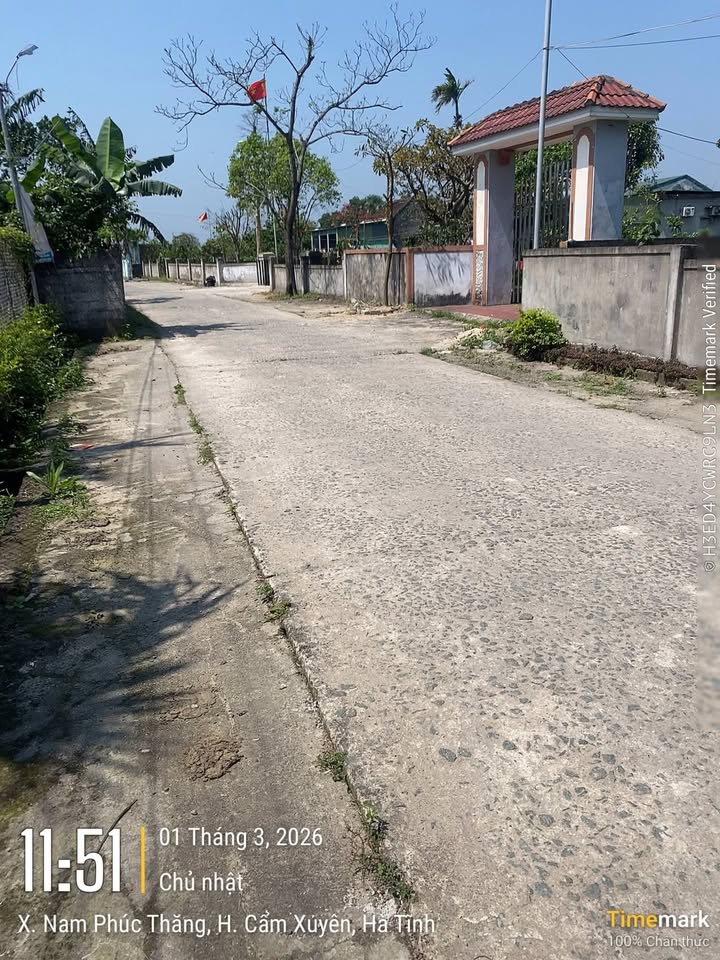 Đất nền Huyện Cẩm Xuyên 567m² - Sổ đỏ chính chủ, pháp lý rõ ràng!