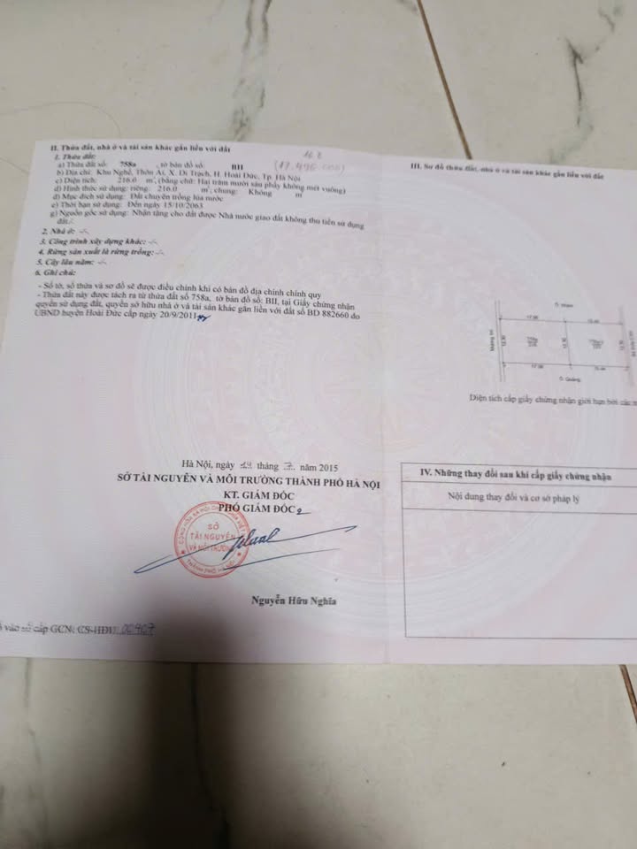 Bán Đất Ruộng 473m² Di Trạch, Hoài Đức - Sổ Đỏ Sẵn Sàng