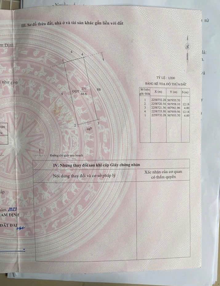 Đất nền Ngõ 206 Tô Hiến Thành 49m² giá 990 triệu - Đường to ô tô!