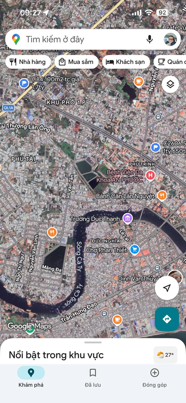 Bán Đất 200m² Trung Tâm Phan Thiết - Sổ Đỏ Chính Chủ, Giá 2.35 Tỷ