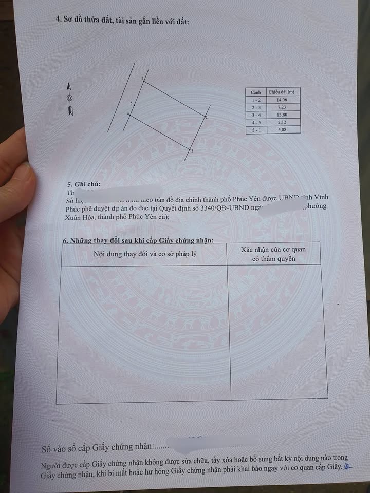 Đất Yên Mỹ, Phúc Yên 100m² - Đường Lê Quang Đạo, Giá 2.x Tỷ