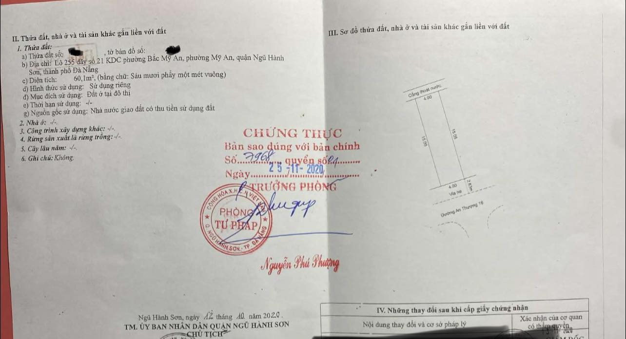 Nhà phố An Thượng 60m² Đà Nẵng - Chính chủ bán gấp!