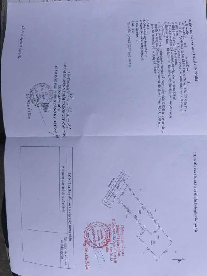 Bán Đất Nền 658m² Cần Thơ - Giá Mềm 3 Tỷ, Vị Trí Đắc Địa