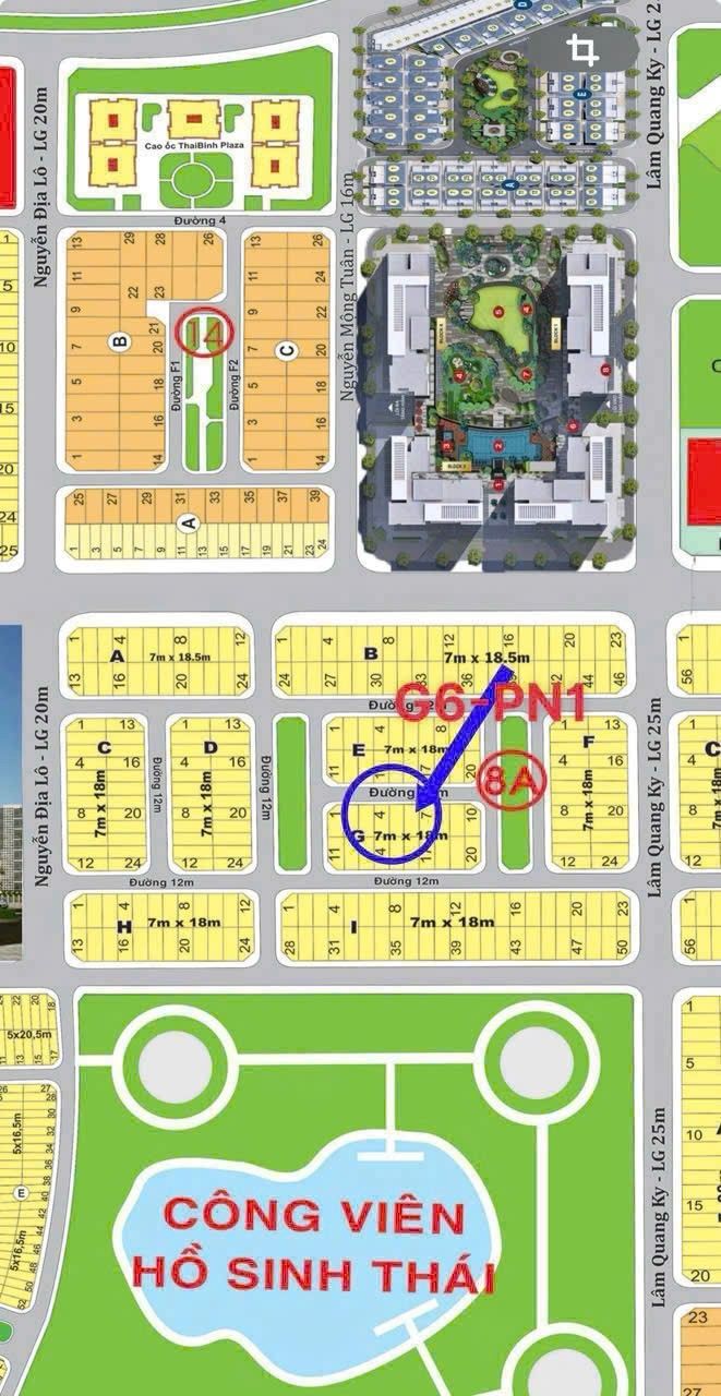 Đất nền G6 Phú Nhuận 1, TP. Thủ Đức - 129.5m², Sổ hồng, Hướng Bắc - 20.5 tỷ