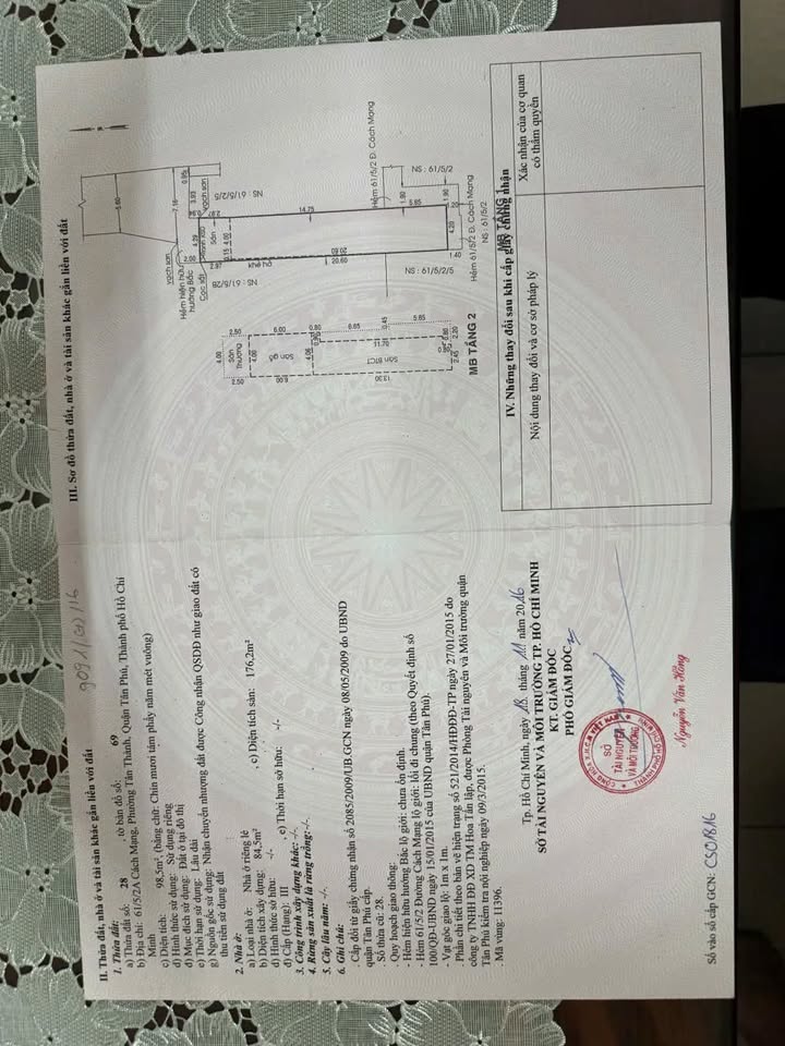 Bán Đất Hẻm 61 Cách Mạng, Tân Phú, 42m² - Giá 3 Tỷ