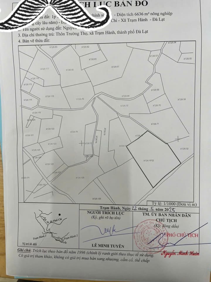 Đất Nông Nghiệp Xuân Trường Đà Lạt 6636m² - Sổ đỏ, Bán gấp!
