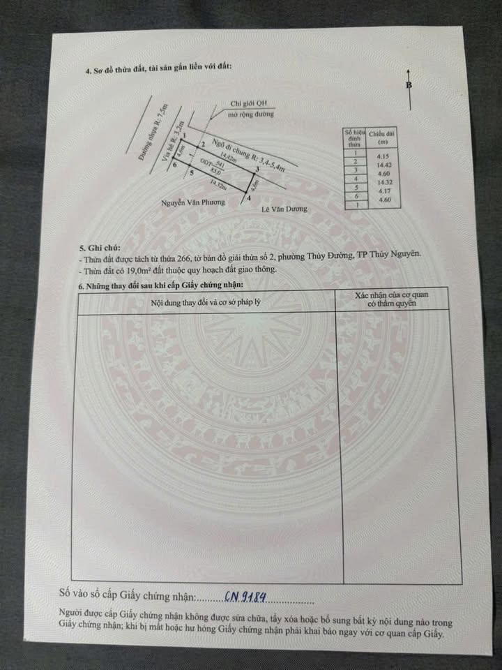 Đất nền Thuỷ Nguyên 104m² - Lô góc đối diện trường mầm non, giá đầu tư!